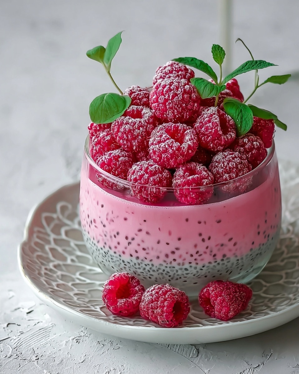 Raspberry Chia Pudding Recipe - Recipe Image