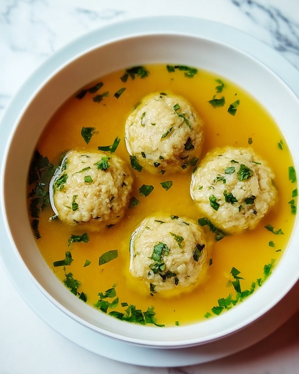 Turmeric Vegetable Matzo Ball Soup Recipe - Recipe Image