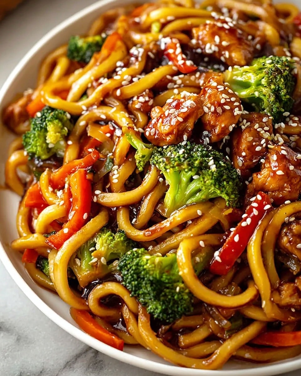 Chicken Teriyaki Noodles Recipe - Recipe Image