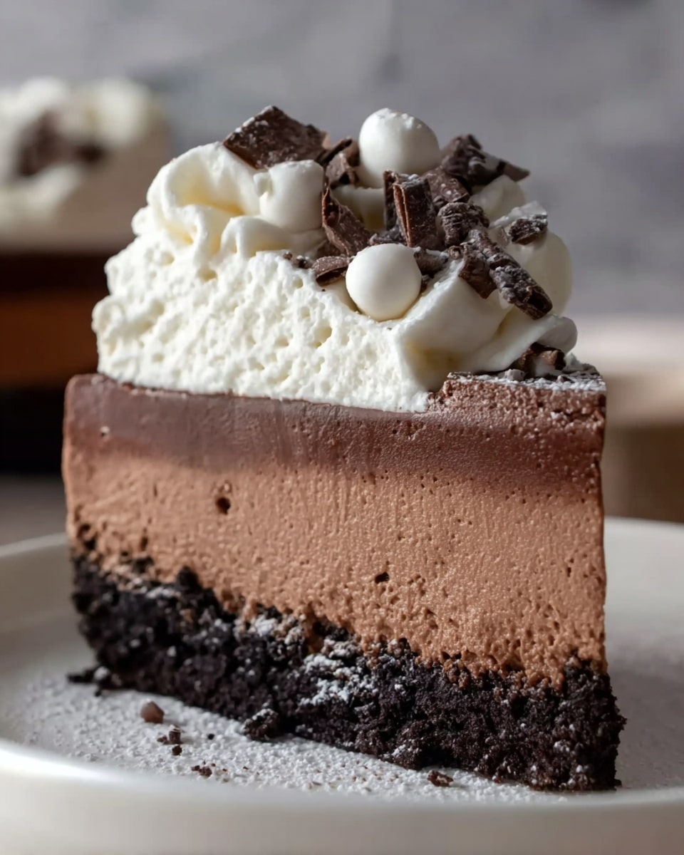 Frozen Hot Chocolate Cheesecake Recipe - Recipe Image