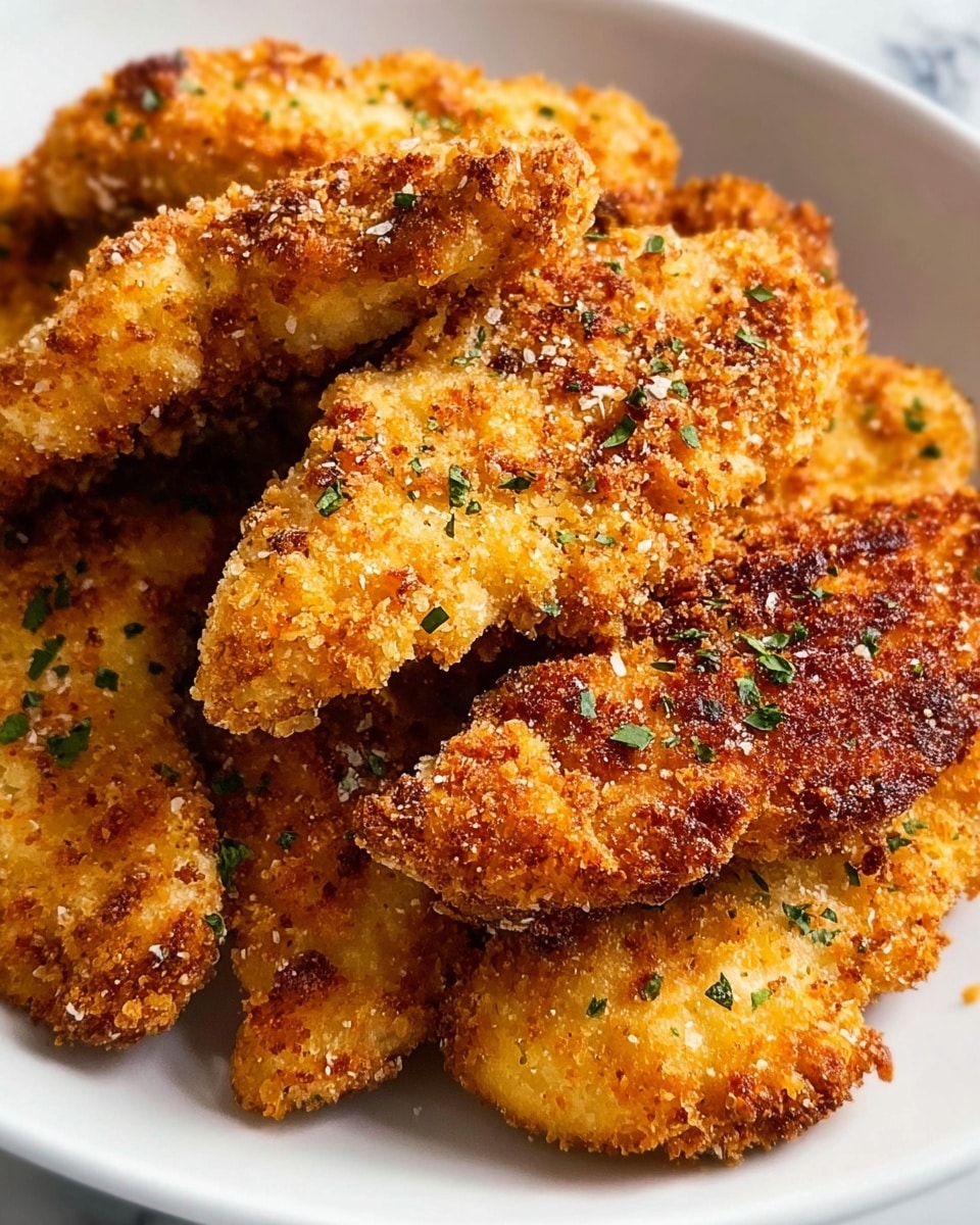 Baked Chicken Tenders with Toasted Panko and Herbs Recipe - Recipe Image