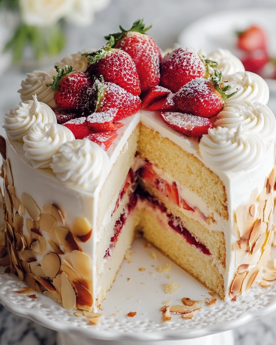 Strawberry Cheesecake Filling Pound Cake Recipe - Recipe Image