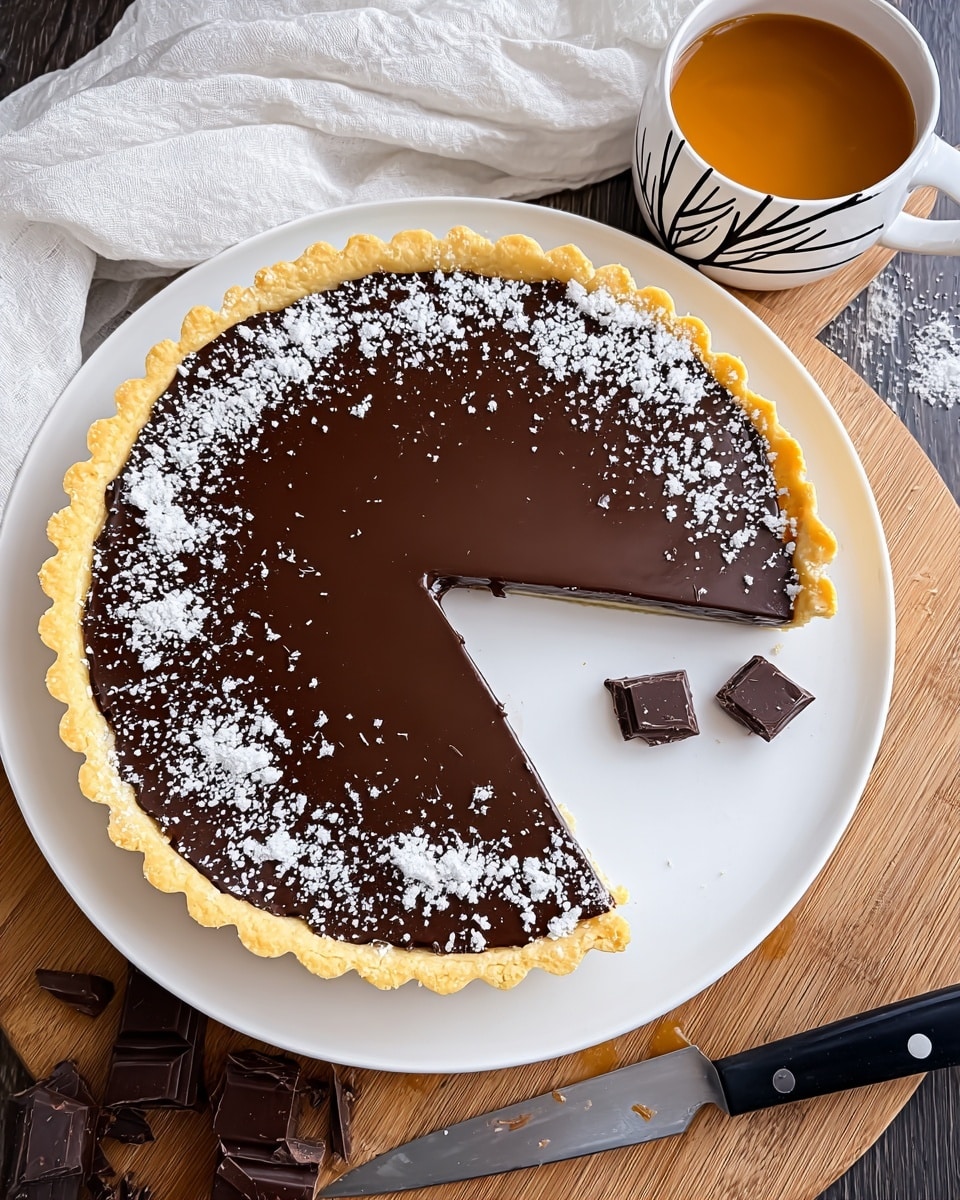 Dark Chocolate Tart Recipe - Recipe Image