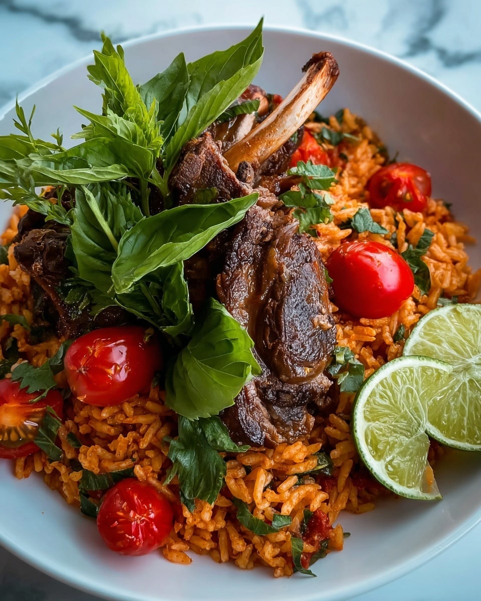 Malaysian Tomato Rice Recipe - Recipe Image