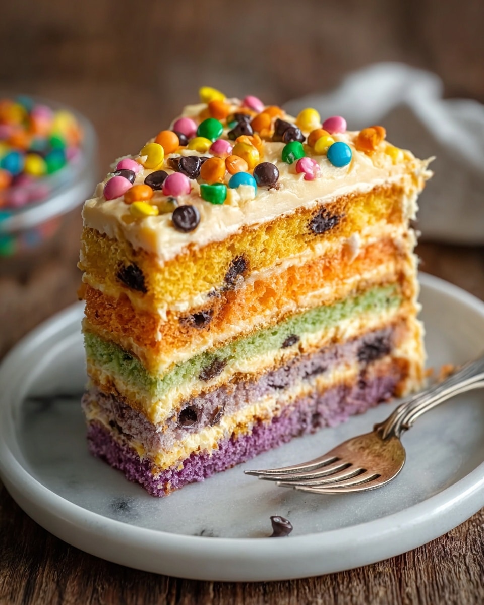 Rainbow Chip Dump Cake Recipe - Recipe Image