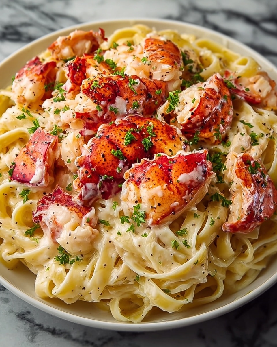 Lobster Alfredo Pasta Recipe - Recipe Image