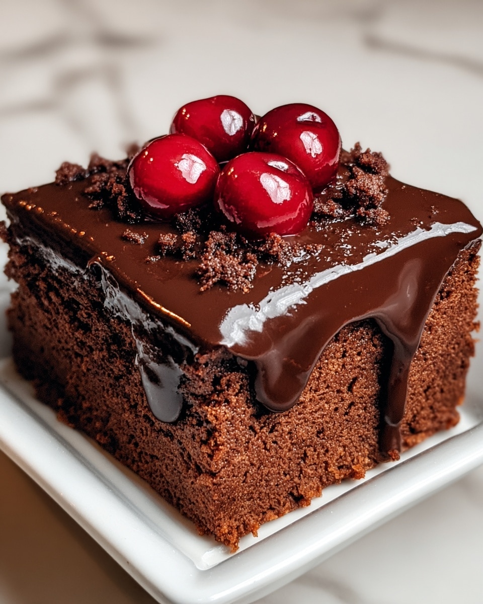 Chocolate Cherry Dump Cake Recipe - Recipe Image