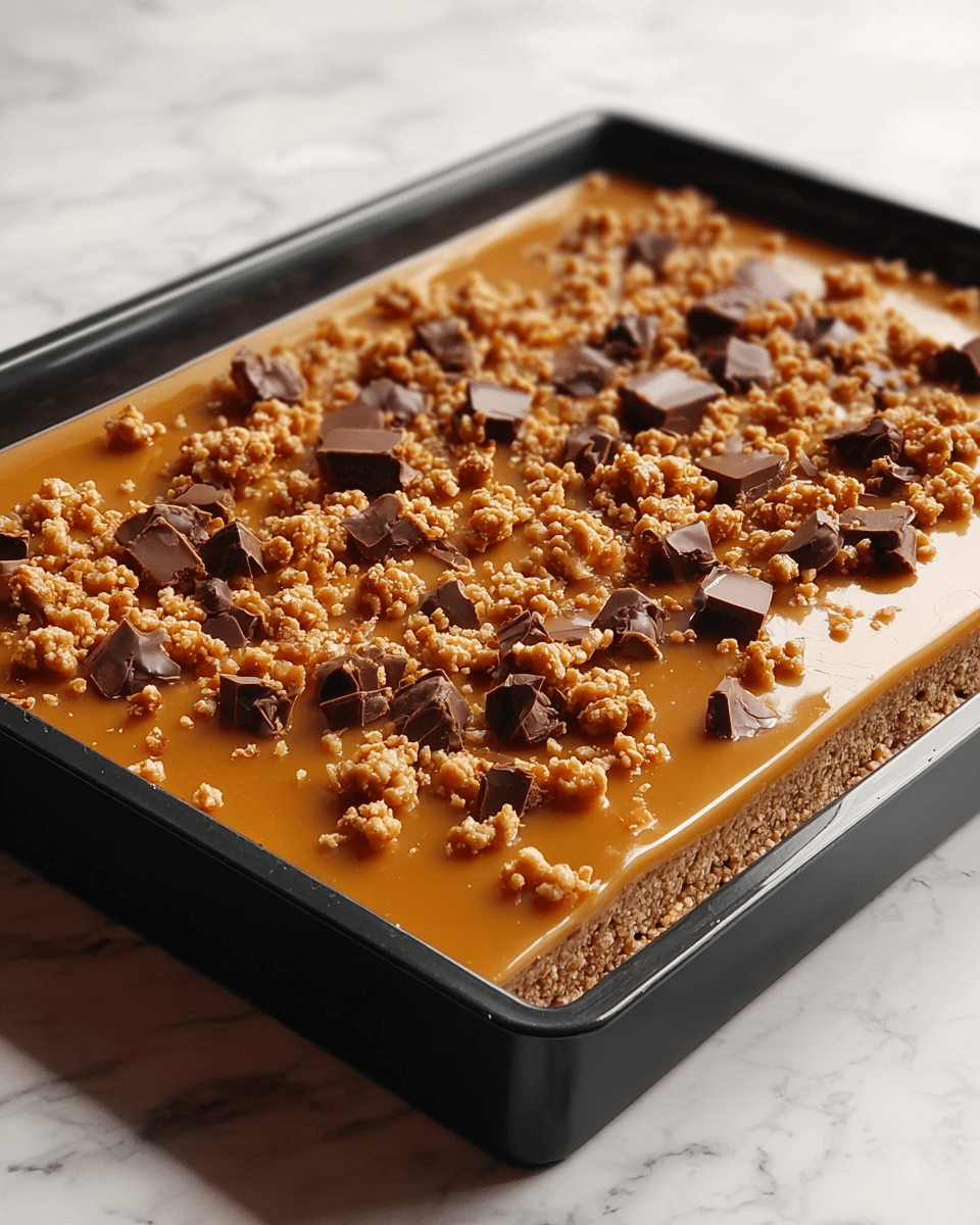 Butterfinger Caramel Crunch Bars Recipe - Recipe Image