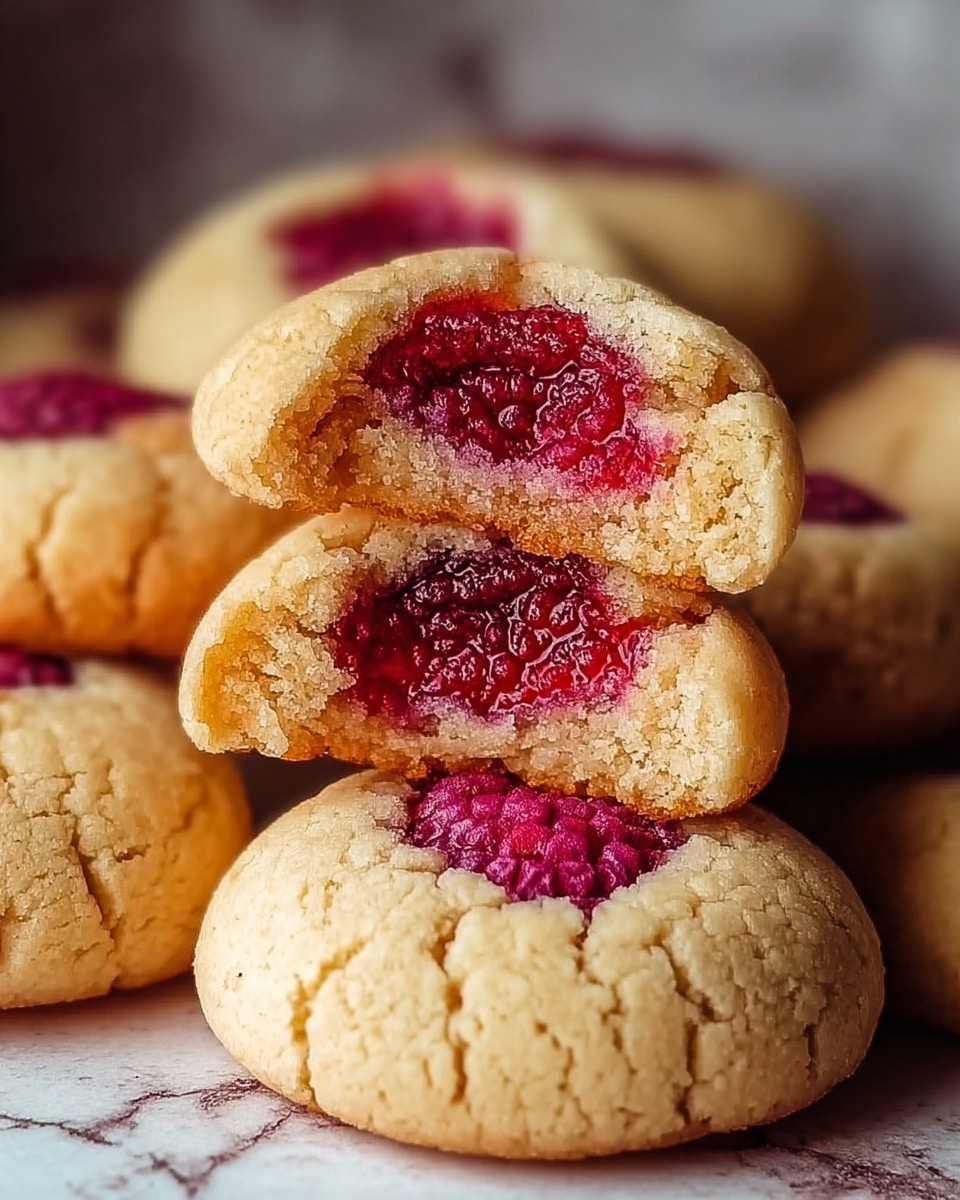 Deliciously Irresistible Soft and Chewy Raspberry Sugar Cookies Recipe - Recipe Image
