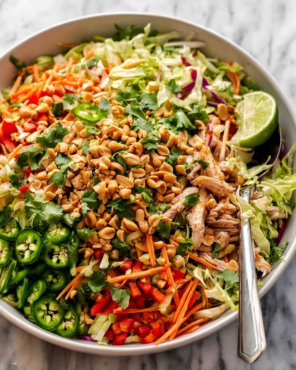Vibrant Thai Chicken Salad Recipe - Recipe Image