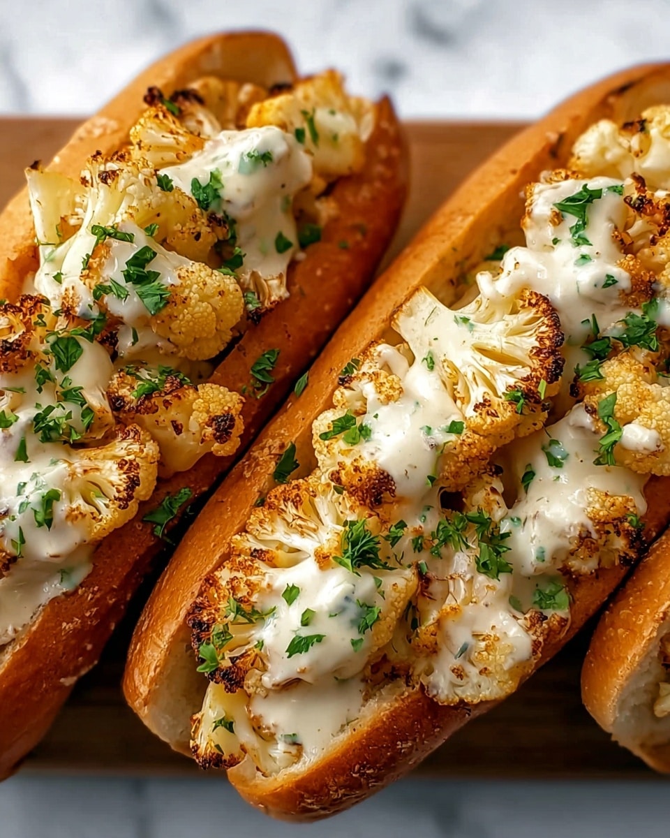 Crab Alfredo-Stuffed Garlic Bread Boats Recipe - Recipe Image