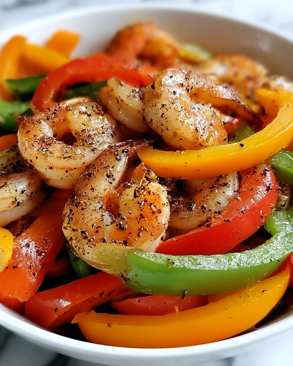 Shrimp and Pepper Stir-Fry Recipe - Recipe Image