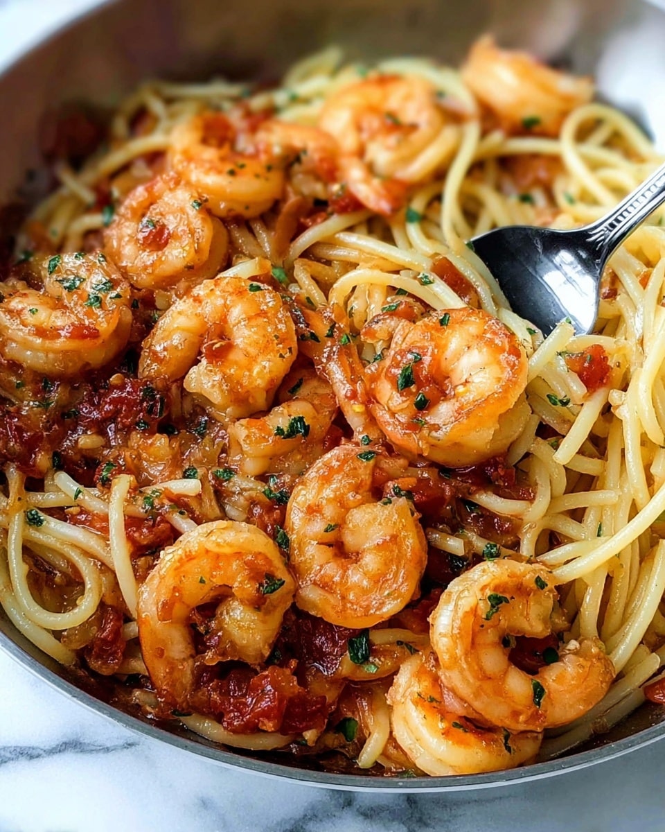 Chili Crisp Shrimp Scampi Recipe - Recipe Image