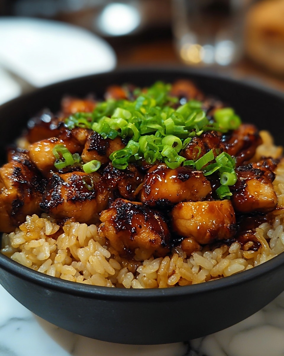 Honey BBQ Chicken Rice Recipe - Recipe Image