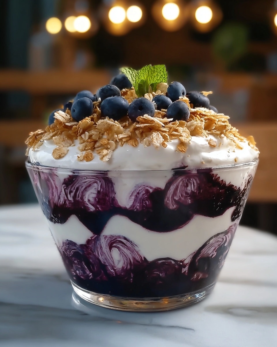 Blueberry Cheesecake Trifle Recipe - Recipe Image
