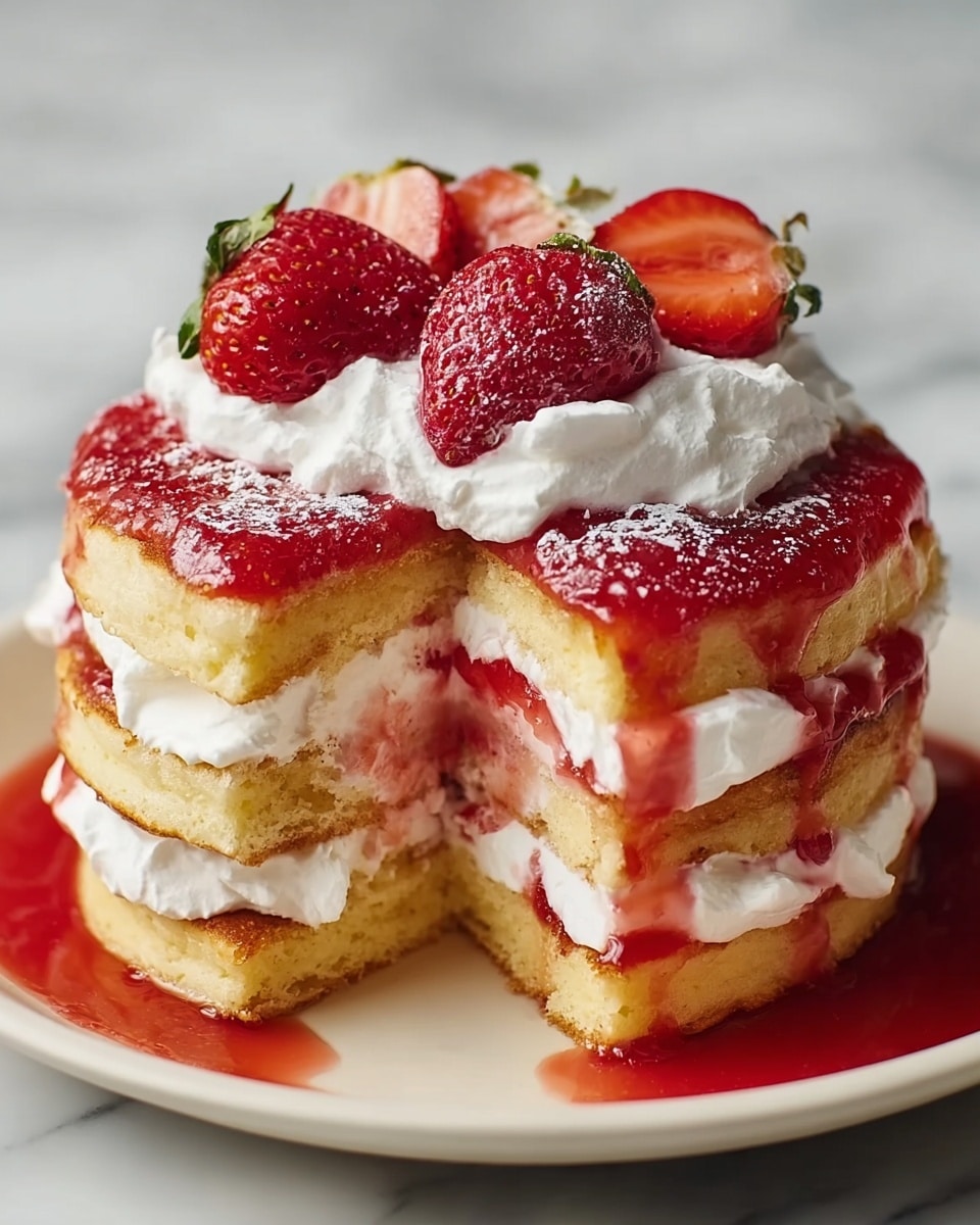 Strawberry Cheesecake Pancakes Recipe - Recipe Image