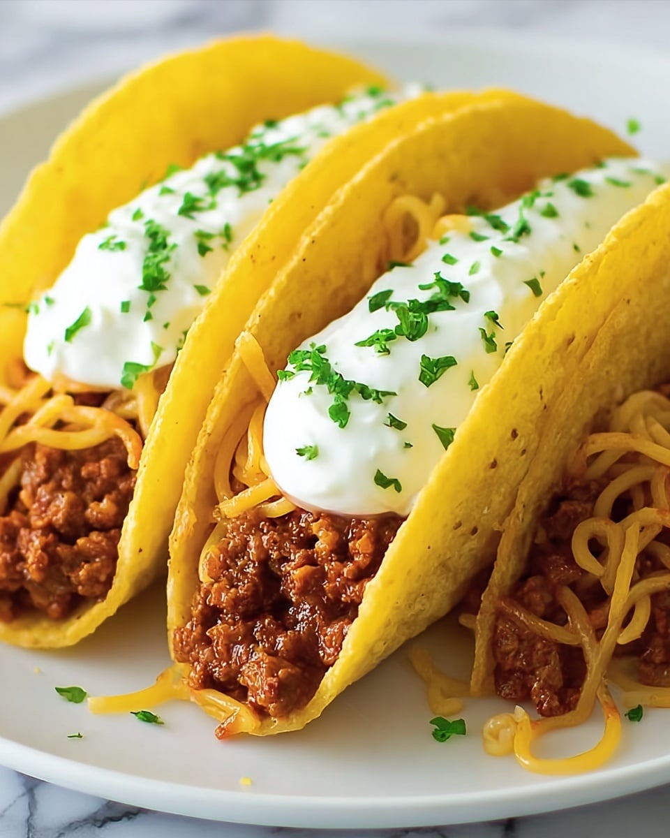 Mama Mia Spaghetti Tacos Recipe - Recipe Image