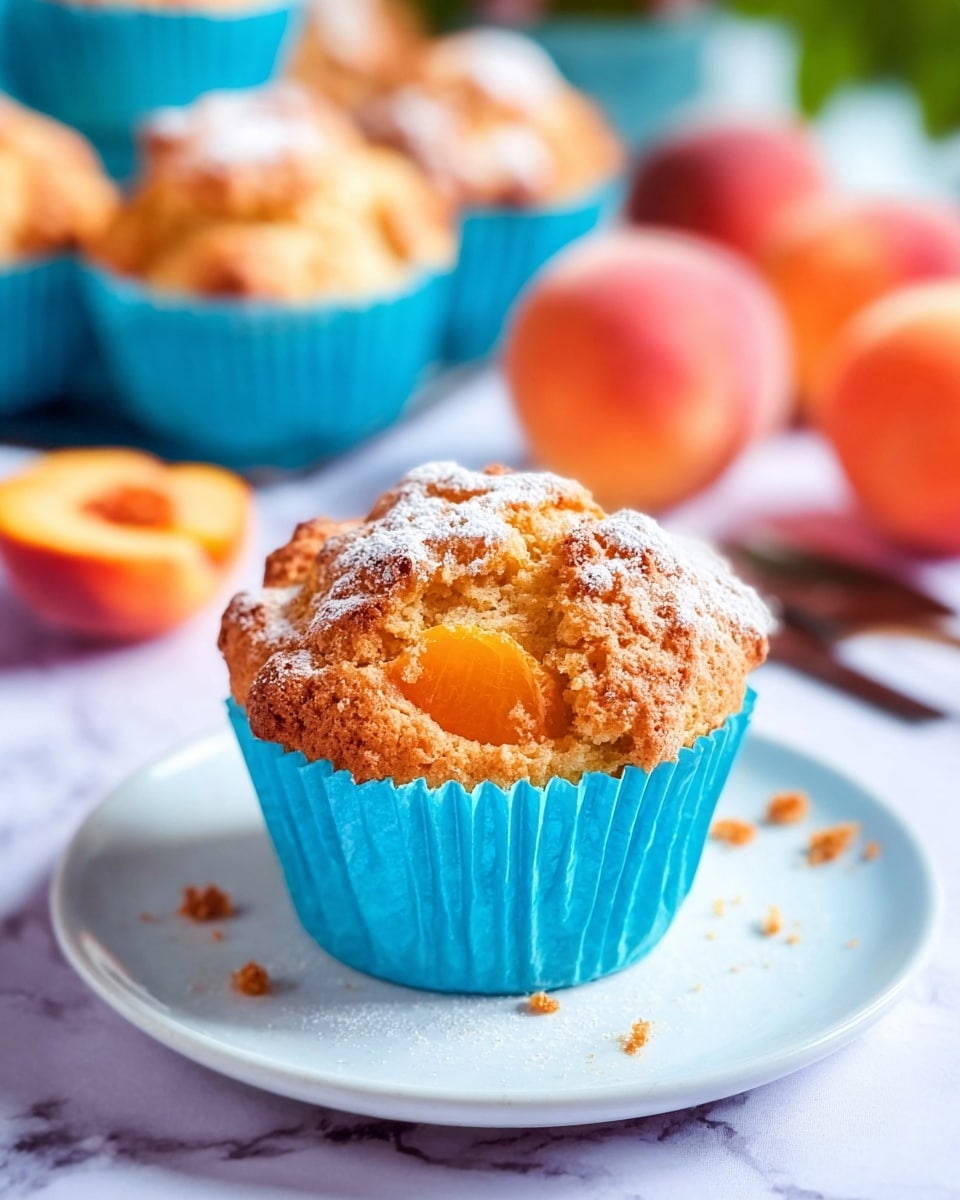 Vegan Peach Muffins: The Best Recipe for Summer Baking Recipe - Recipe Image