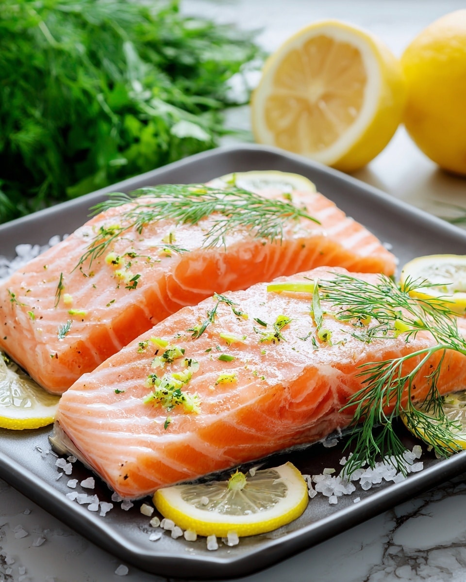 Baked Salmon with Lemon and Dill Recipe - Recipe Image