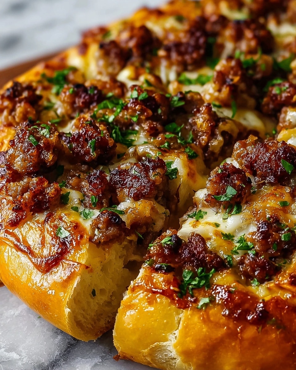 Sausage and Cheese Bread Recipe - Recipe Image