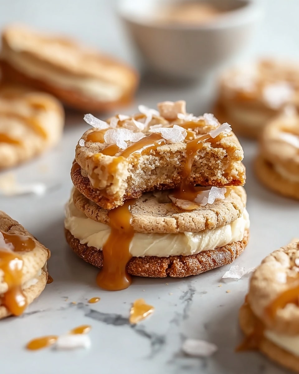 Salted Caramel Cheesecake Cookies Recipe - Recipe Image