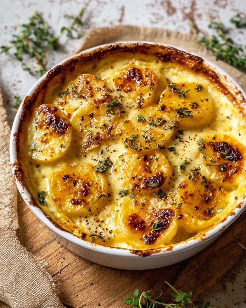 Creamy & Cheesy Au Gratin Potatoes Recipe - Recipe Image