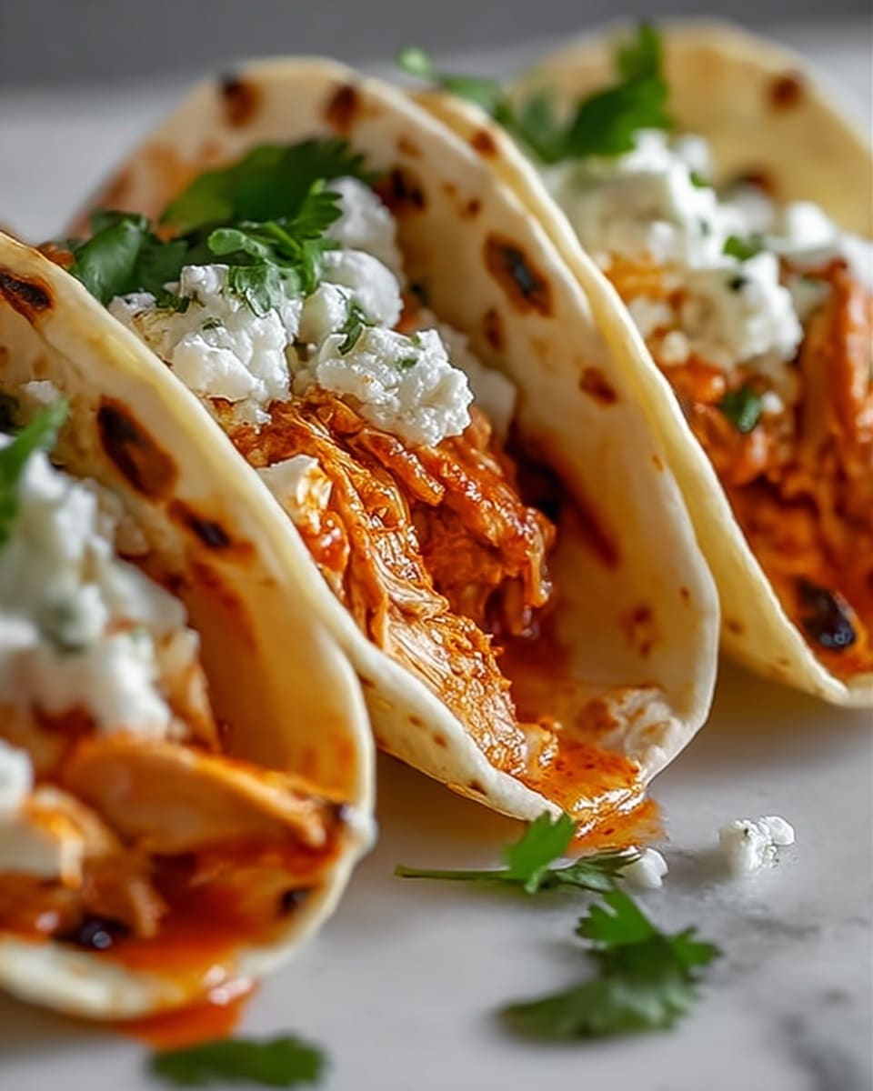 Slow Cooker Queso Chicken Tacos Recipe - Recipe Image