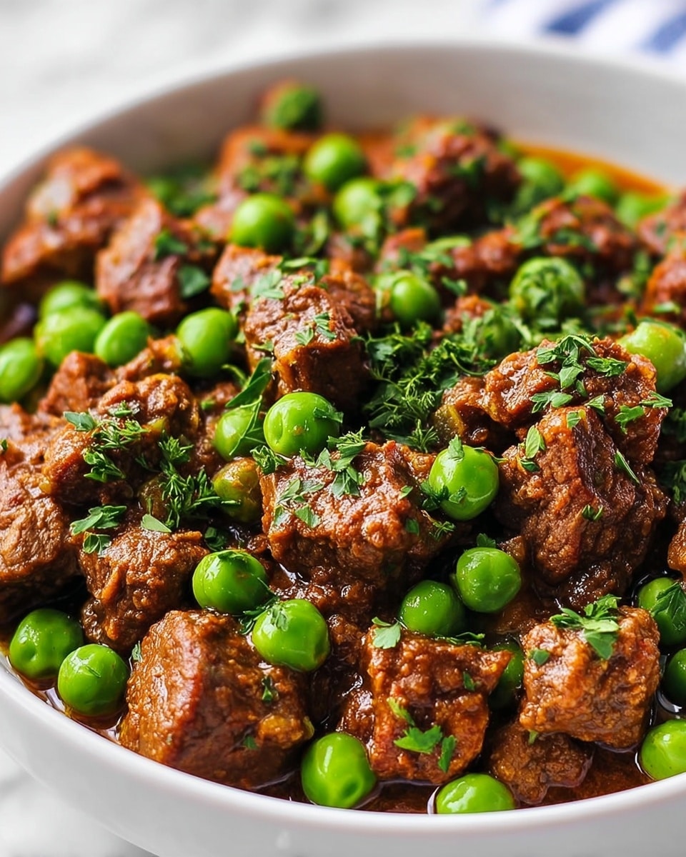 Beef and Pea Stew with Dill Recipe - Recipe Image