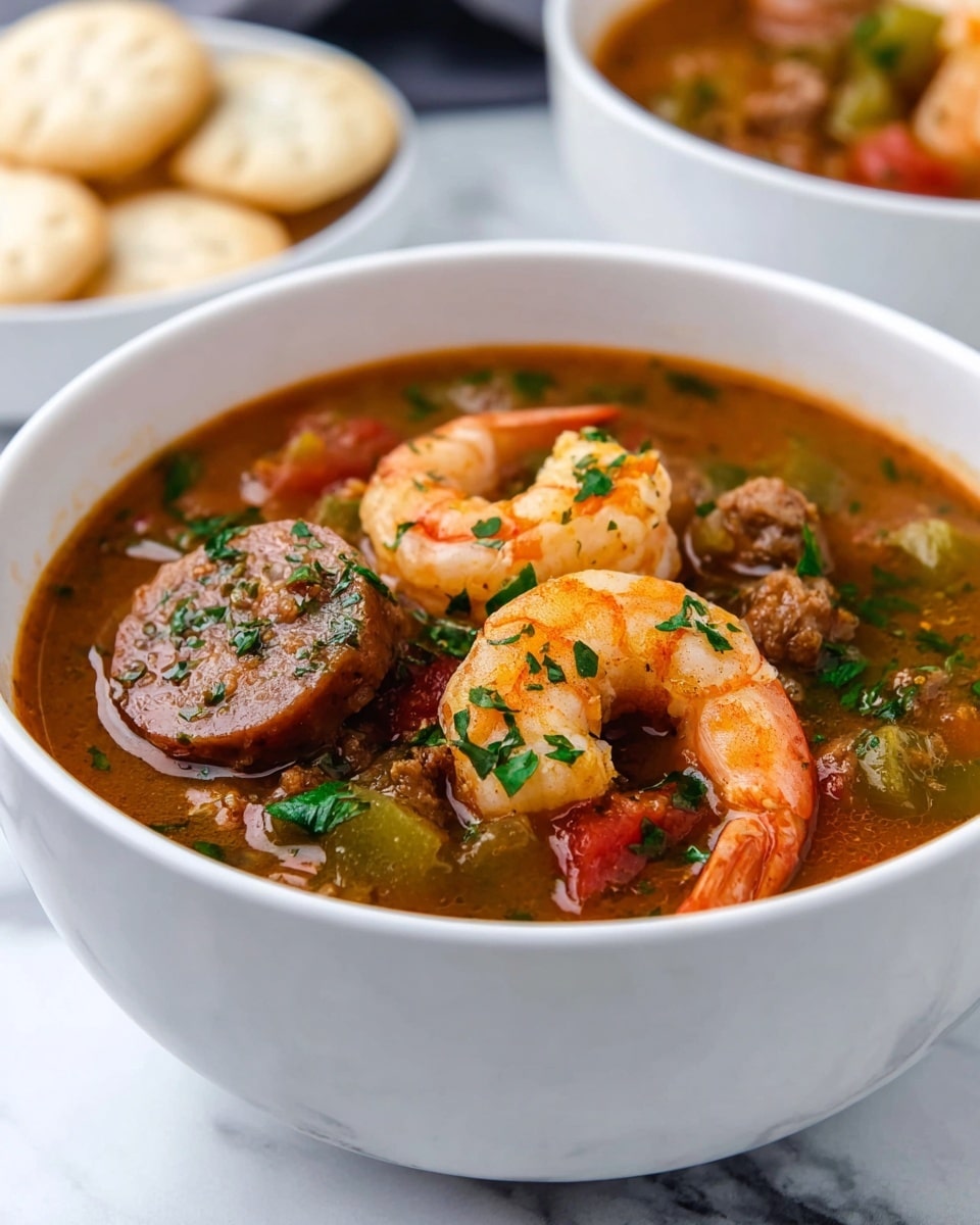 Instant Pot Gumbo with Shrimp and Andouille Sausage Recipe - Recipe Image