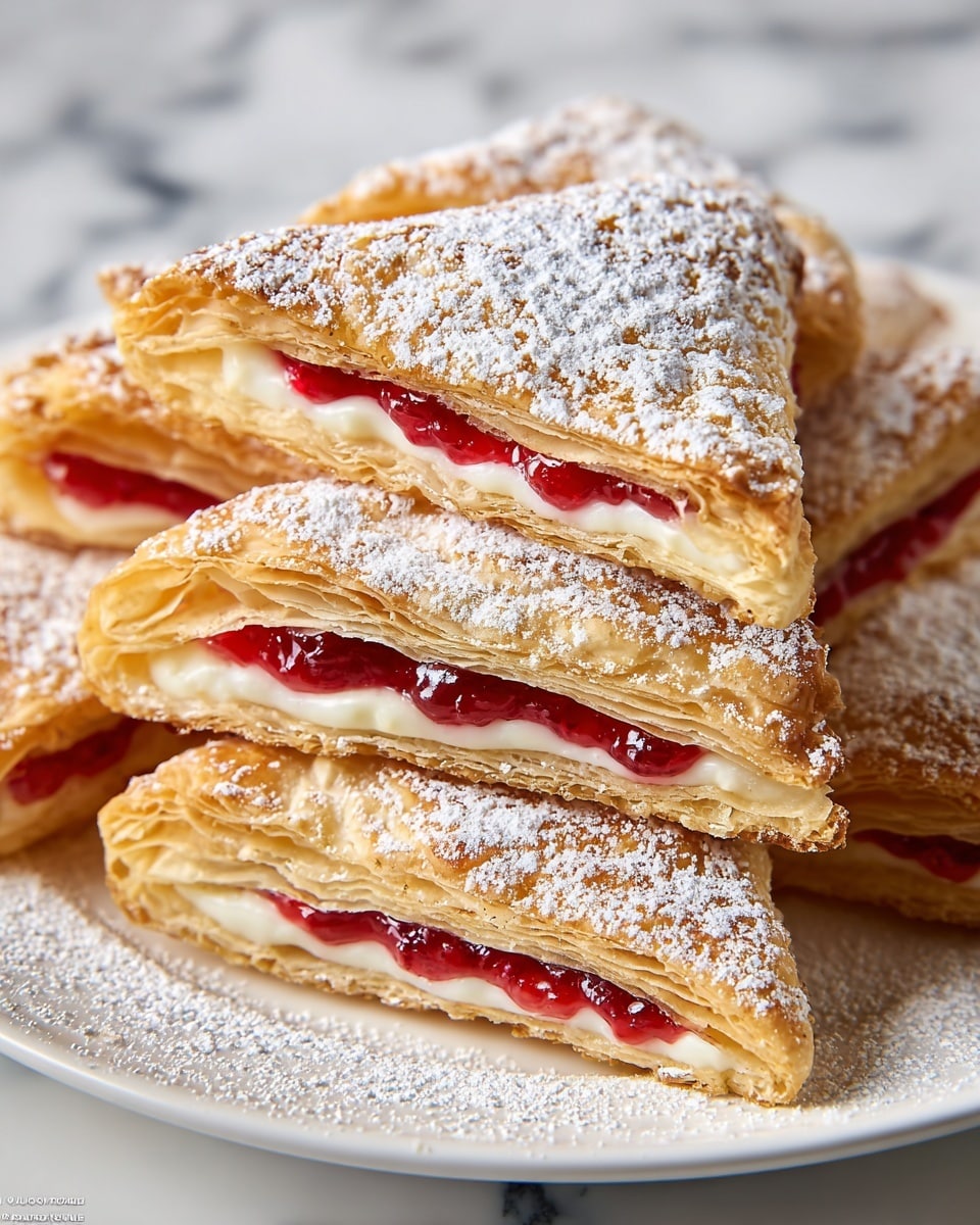 Raspberry Kolaczki Cookies Recipe - Recipe Image