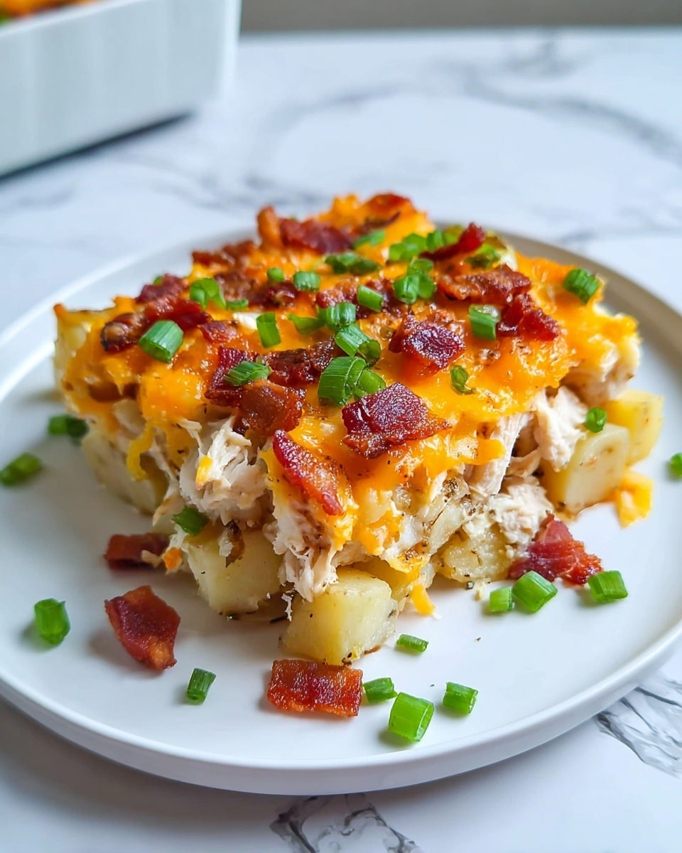 Loaded Potato Ranch Chicken Casserole Recipe - Recipe Image
