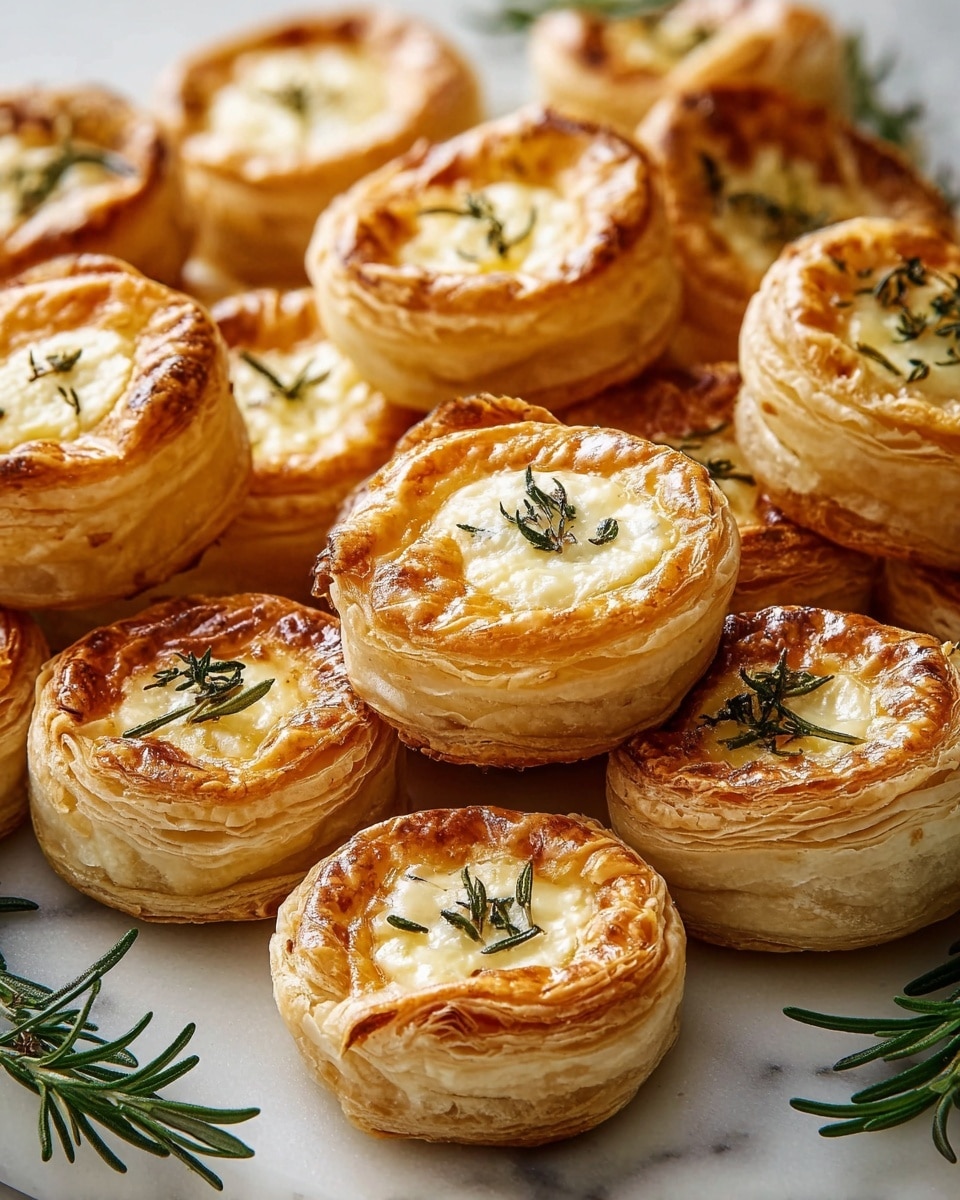 Brie and Jam Puff Pastry Bites Recipe - Recipe Image