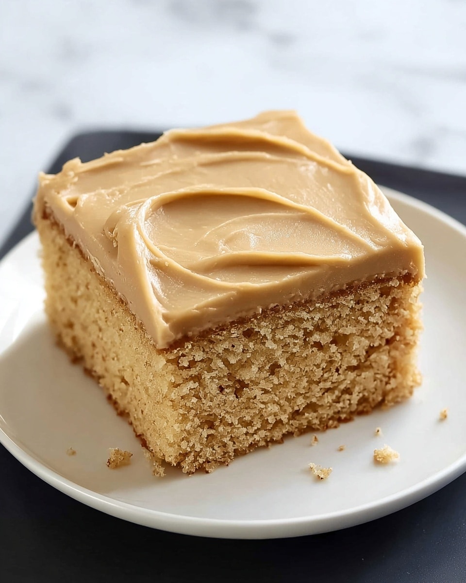 Peanut Butter Cake with Creamy Peanut Butter Frosting Recipe - Recipe Image