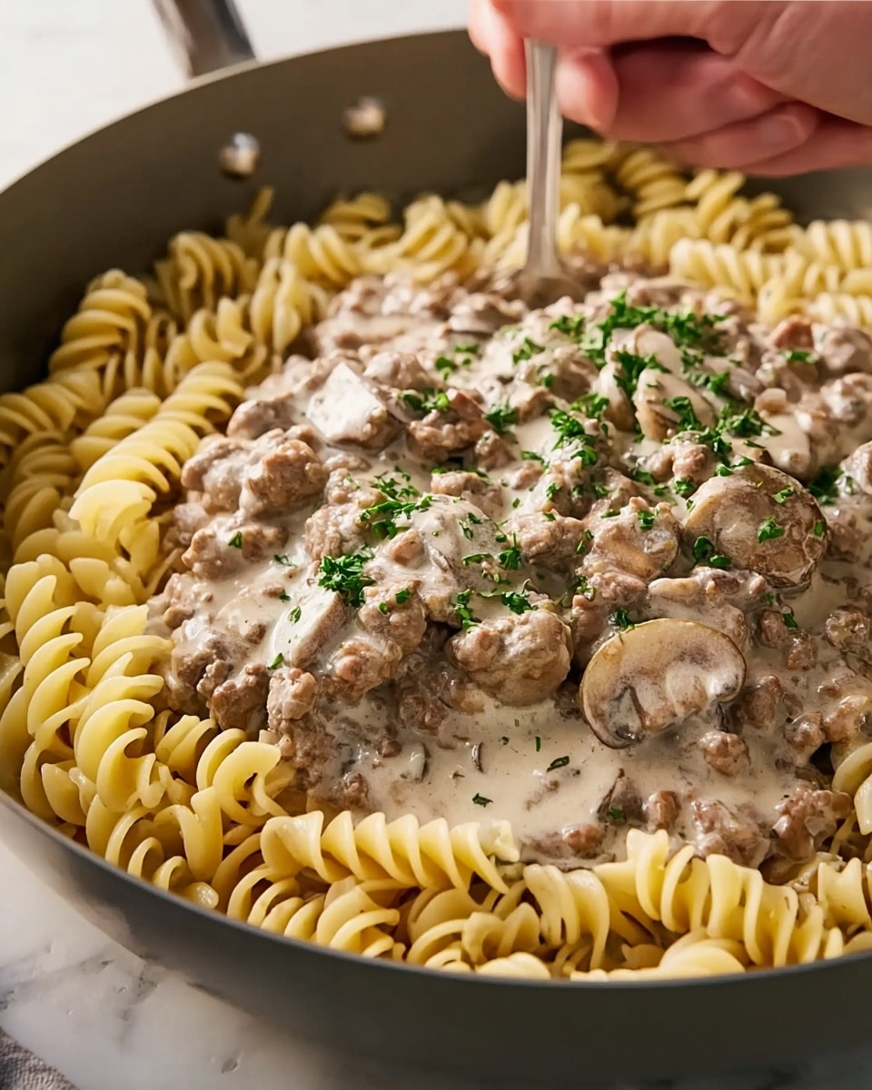 Ground Beef Stroganoff Recipe - Recipe Image