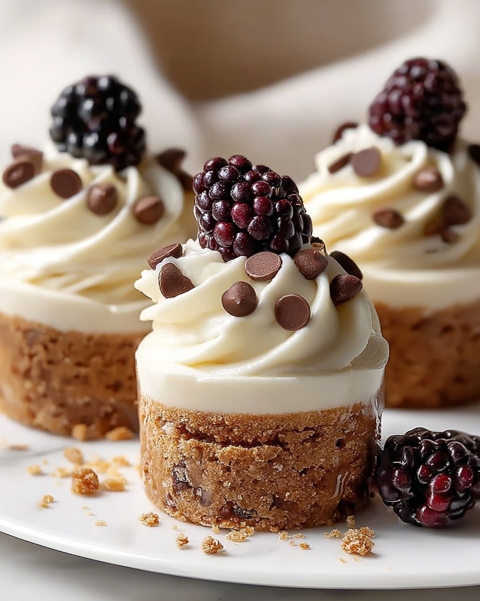 Cheesecake Cookie Cups with Chocolate Chips Recipe - Recipe Image