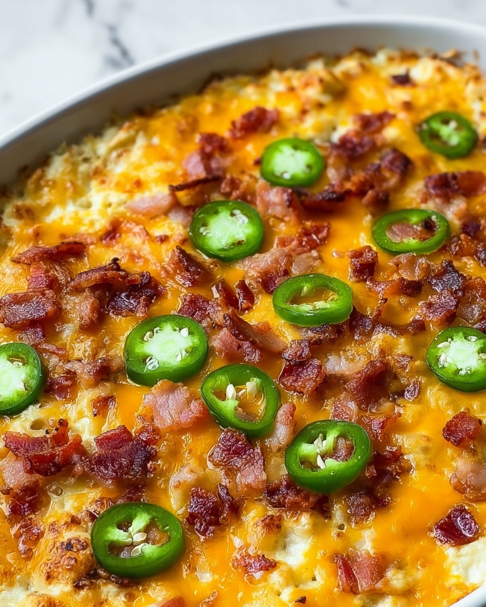 Cauliflower Jalapeno Popper Casserole Recipe - Recipe Image