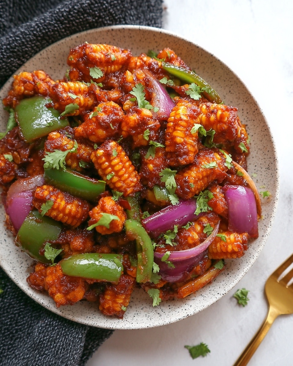 Crispy Chilli Babycorn Recipe - Recipe Image