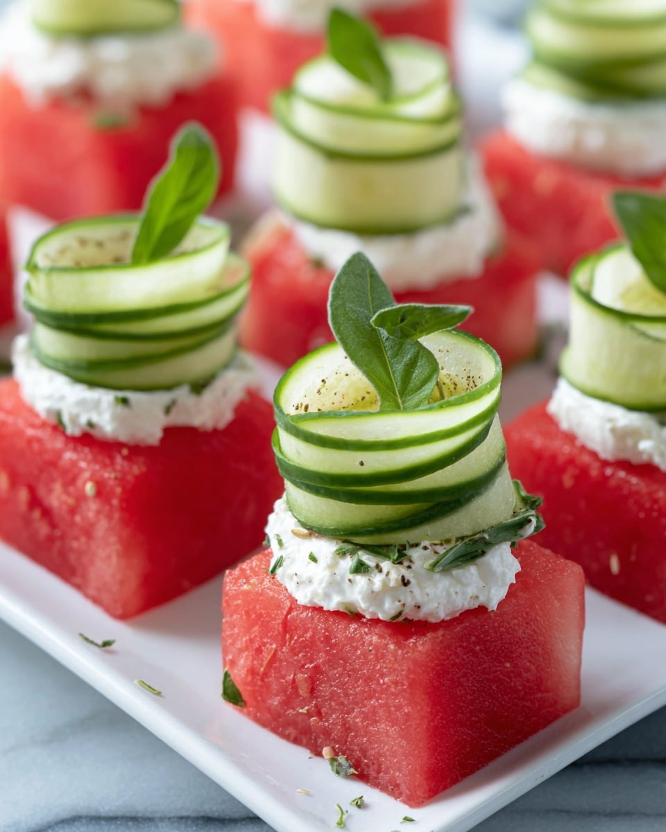 Summer Watermelon Goat Cheese Recipe - Recipe Image