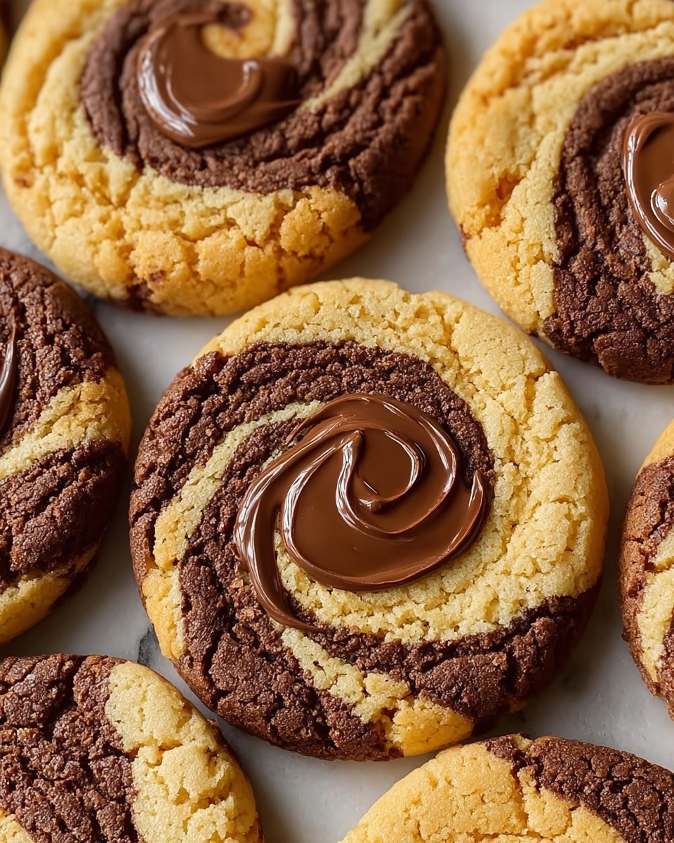 Peanut Butter Brownie Swirl Cookies Recipe - Recipe Image