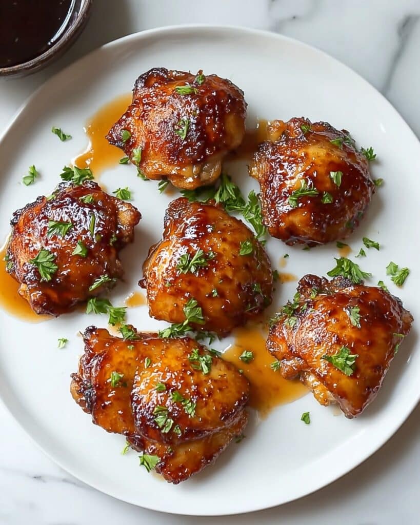 Honey Garlic Chicken Thighs Recipe