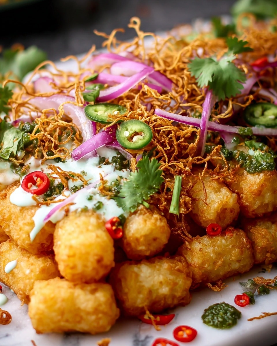 Samosa Chaat with Spiced Chickpeas and Yogurt Recipe - Recipe Image