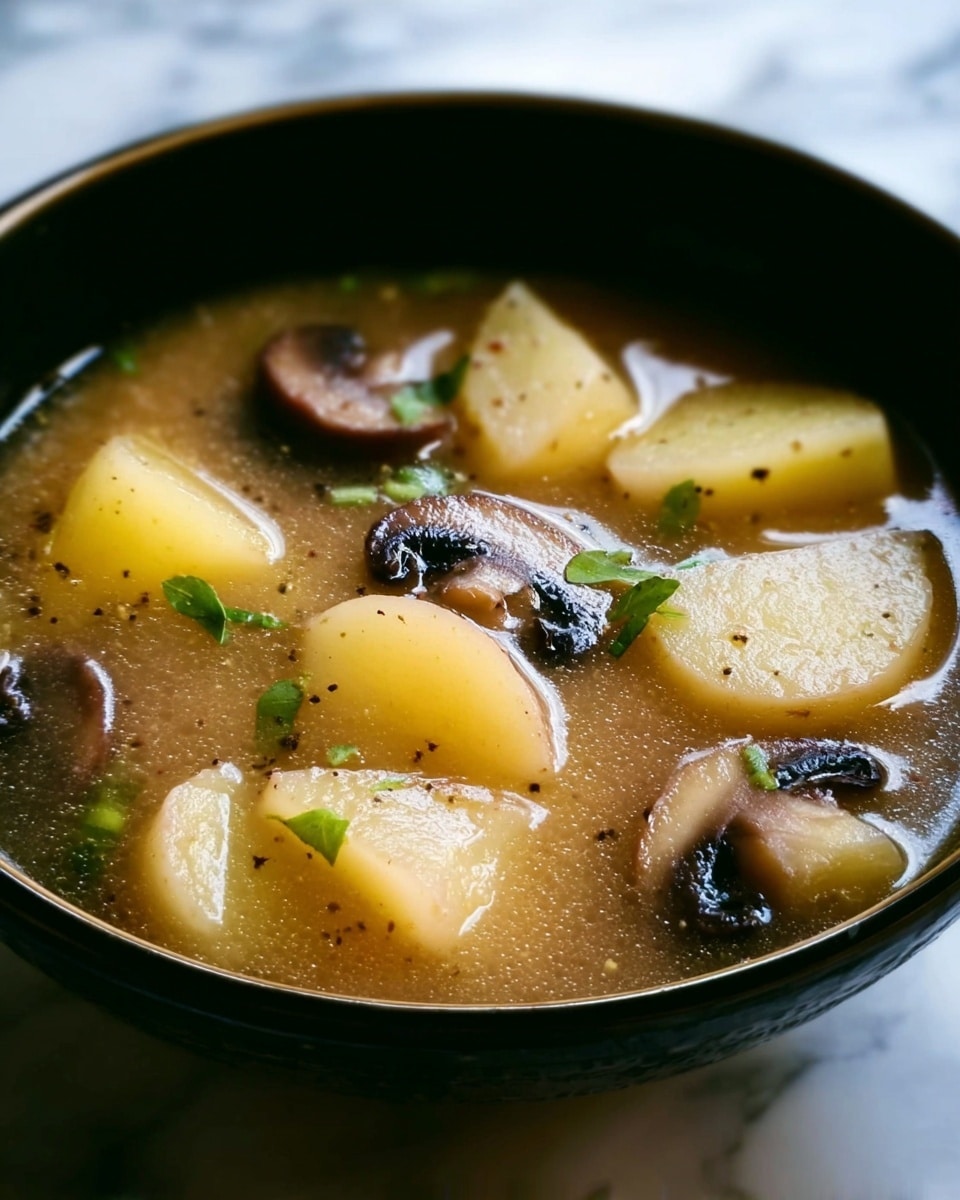Mushroom Potato Soup Recipe - Recipe Image