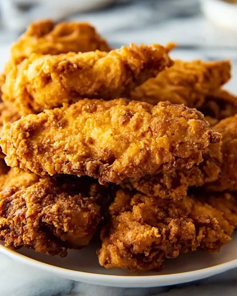 Crispy Chicken Fried Steak Fingers with Homemade Gravy Recipe