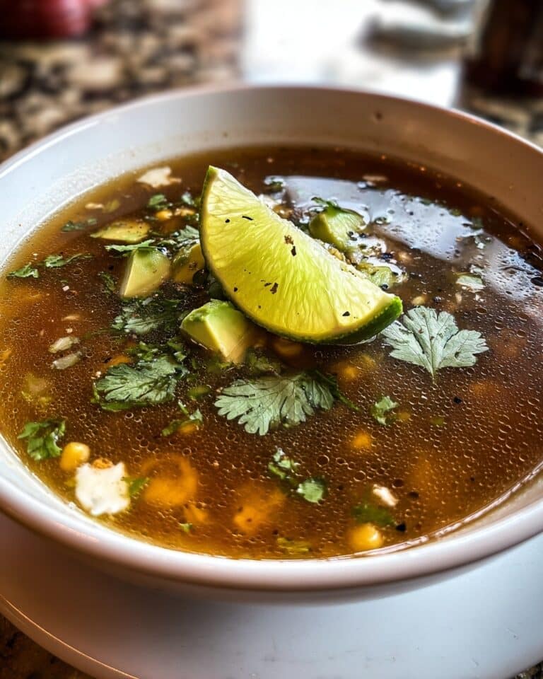 Flavorful Salsa Verde Tortilla Soup Recipe