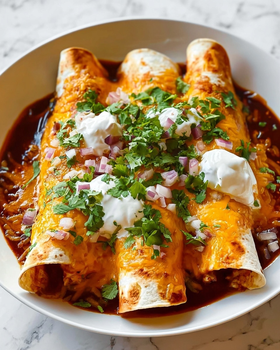 Homemade Easy Chicken Enchiladas Recipe - Recipe Image