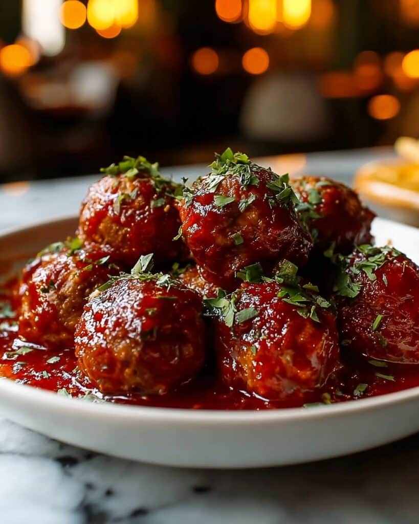 Cranberry Glazed Meatballs Recipe