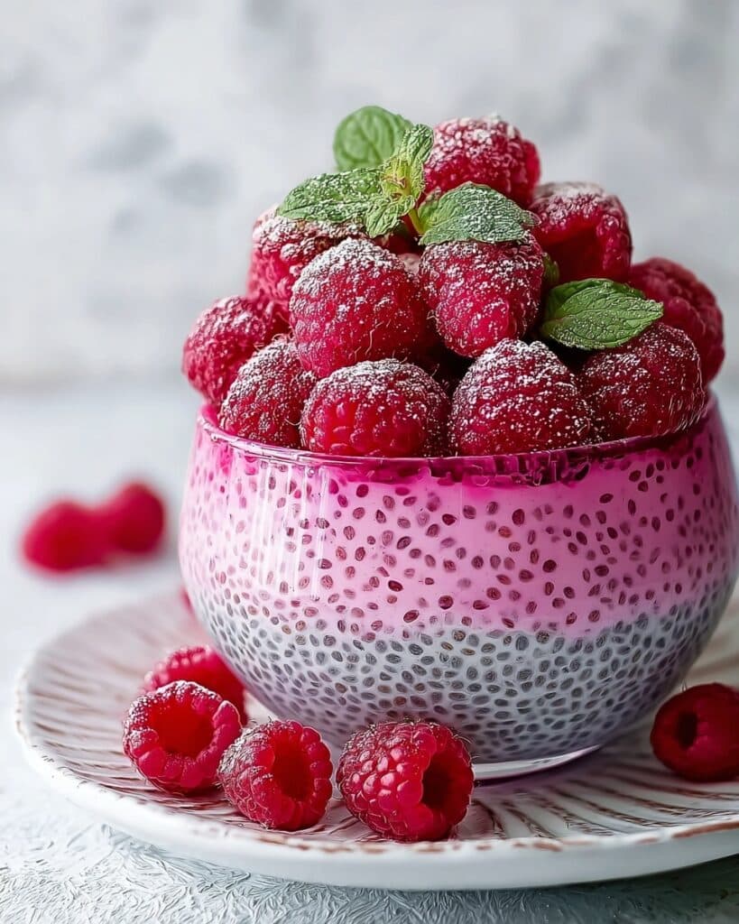 Raspberry Chia Pudding Recipe