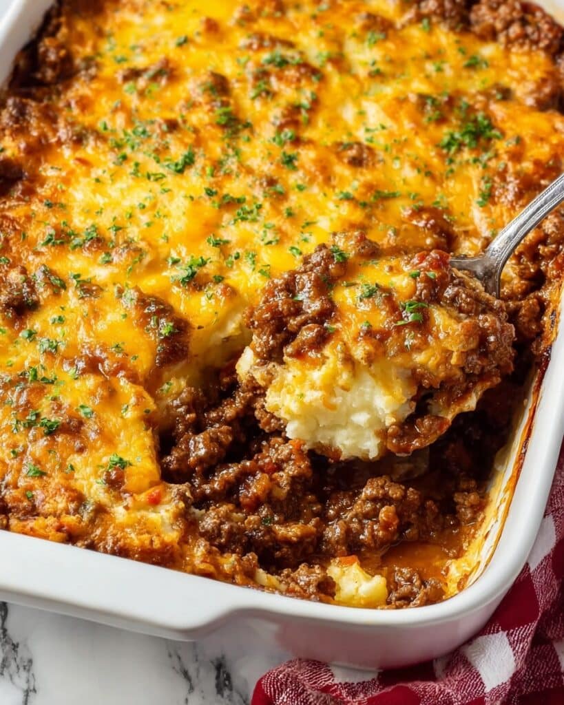 Keto Cheeseburger Casserole Recipe