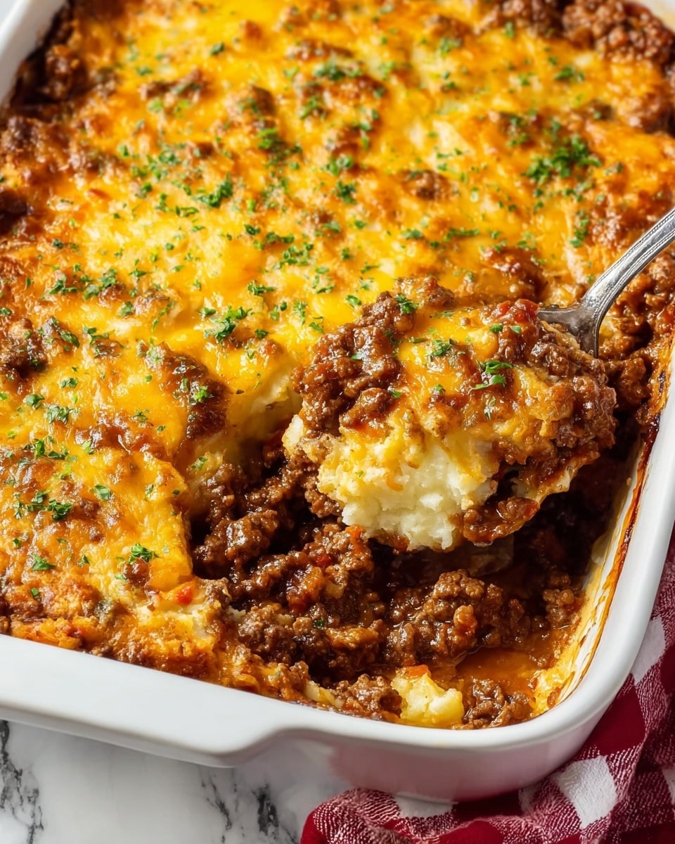 Keto Cheeseburger Casserole Recipe - Recipe Image