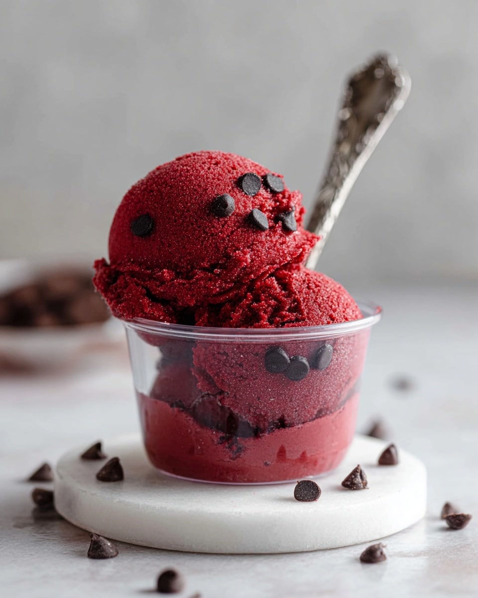 Edible Red Velvet Cookie Dough: A Deliciously Safe Treat Recipe - Recipe Image